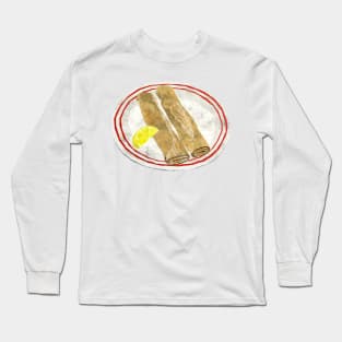 Plate of pancakes / crepes Long Sleeve T-Shirt